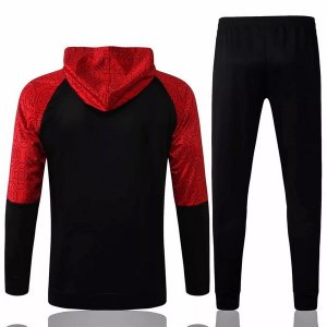 Sweat Shirt Capuche AC Milan 2021 2022 Rouge Noir