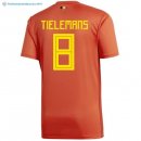 Maillot Belgica Domicile Tielemans 2018 Rouge