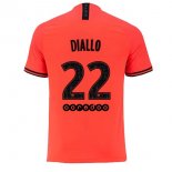 JORDAN Maillot Paris Saint Germain NO.22 Diallo Exterieur 2019 2020 Orange