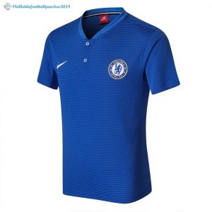 Polo Chelsea Ensemble Complet 2017 2018 Bleu