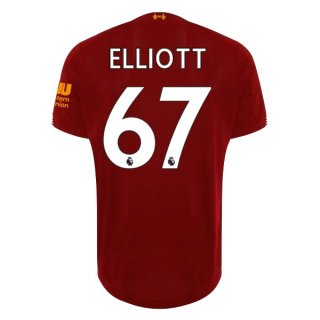 Maillot Liverpool NO.67 Elliott Domicile 2019 2020 Rouge Maillot Liverpool NO.67 Elliott Domicile 2019 2020 Rouge