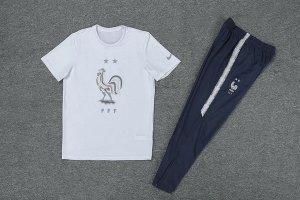 Entrainement France Ensemble Complet 2019 Blanc Bleu