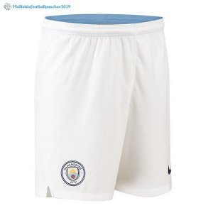 Pantalon Manchester City Domicile 2018 2019 Blanc