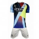 Maillot Manchester City Édition Commémorative Enfant 2019 2020 Bleu Clair