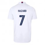 Maillot Real Madrid Domicile NO.7 Hazard 2020 2021 Blanc