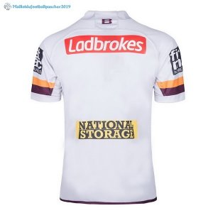 Maillot Rugby Brisbane Broncos Exterieur 2018 Blanc