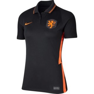Maillot Pays Bas Exterieur Femme 2020 Noir Maillot Pays Bas Exterieur Femme 2020 Noir