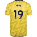 Maillot Arsenal NO.19 Pepe Exterieur 2019 2020 Jaune