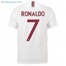 Maillot Portugal Exterieur Ronaldo 2018 Blanc