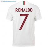 Maillot Portugal Exterieur Ronaldo 2018 Blanc