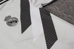Entrainement Real Madrid Ensemble Complet 2018 2019 Blanc Gris