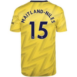 Maillot Arsenal NO.15 Maitland Niles Exterieur 2019 2020 Jaune Maillot Arsenal NO.15 Maitland Niles Exterieur 2019 2020 Jaune