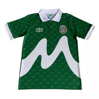 Thailande Maillot Mexico Domicile Retro 1995 Vert