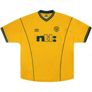 Maillot Celtic Exterieur Retro 2001 2003 Jaune