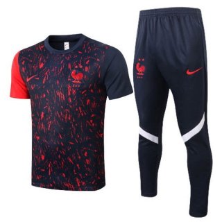 Entrainement France Ensemble Complet 2020 Rouge Bleu