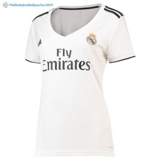 Maillot Real Madrid Domicile Femme 2018 2019 Blanc Maillot Real Madrid Domicile Femme 2018 2019 Blanc