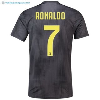 Maillot Juventus Third Ronaldo 2018 2019 Gris Maillot Juventus Third Ronaldo 2018 2019 Gris