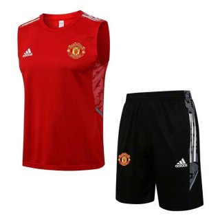 Maillot Manchester United Sans Manches 2022 Rouge Noir