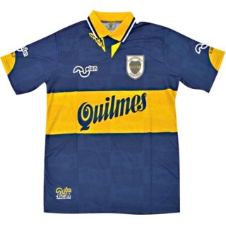 Maillot Boca Juniors Olan Domicile Retro 95 96 Bleu Maillot Boca Juniors Olan Domicile Retro 95 96 Bleu