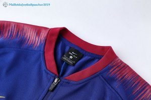 Survetement Barcelona 2018 2019 Bleu Rouge
