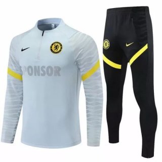 Survetement Chelsea 2021 2022 Gris Jaune Noir Survetement Chelsea 2021 2022 Gris Jaune Noir