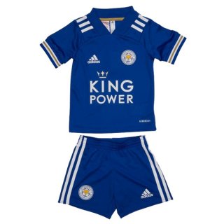 Maillot Leicester City Domicile Enfant 2020 2021 Bleu