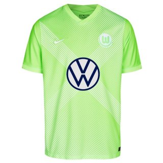 Thailande Maillot Wolfsbourg Domicile 2020 2021 Vert