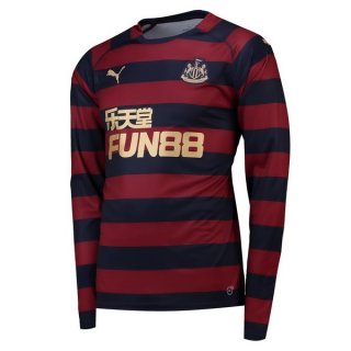 Maillot Newcastle United Exterieur Manga Larga 2018 2019 Rouge