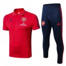 Polo Ensemble Complet Arsenal 2019 2020 Rouge Azul