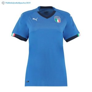 Maillot Italie Domicile Femme 2018 Bleu