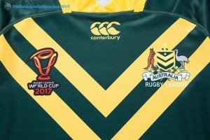 Maillot Rugby Australie RLWC Domicile 2017 2018 Vert