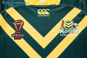 Maillot Rugby Australie RLWC Domicile 2017 2018 Vert