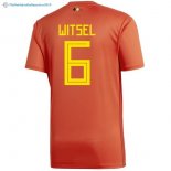 Maillot Belgica Domicile Witsel 2018 Rouge