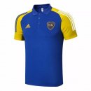 Polo Boca Juniors 2021 2022 Bleu Jaune