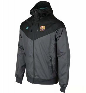 Coupe Vent Barcelona 2019 2020 Gris Noir Coupe Vent Barcelona 2019 2020 Gris Noir