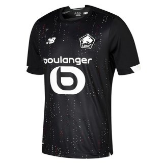 Thailande Maillot Lille Exterieur 2020 2021 Noir Thailande Maillot Lille Exterieur 2020 2021 Noir