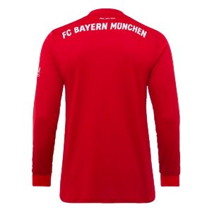 Maillot Bayern Munich Domicile ML 2019 2020 Rouge