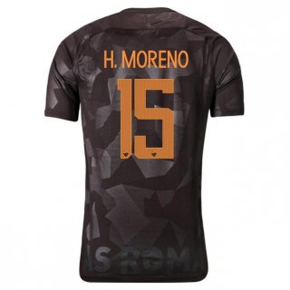 Maillot AS Roma Domicile H.Moreno 2017 2018 Maillot AS Roma Domicile H.Moreno 2017 2018