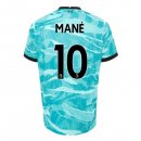 Maillot Liverpool NO.10 Mane Exterieur 2020 2021 Bleu