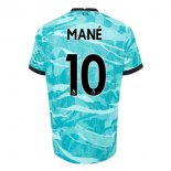 Maillot Liverpool NO.10 Mane Exterieur 2020 2021 Bleu