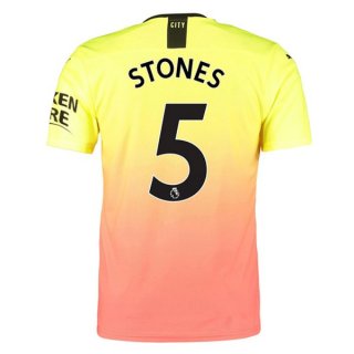 Maillot Manchester City NO.5 Stones Third 2019 2020 Orange