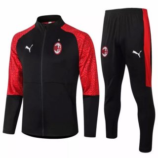 Survetement AC Milan 2020 2021 Rouge Noir