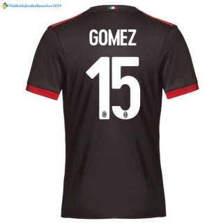 Maillot Milan Third Gomez 2017 2018