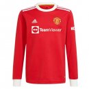 Thailande Maillot Manchester United Domicile ML 2021 2022 Rouge