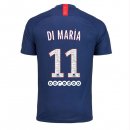 Maillot Paris Saint Germain NO.11 Di Maria Domicile 2019 2020 Bleu