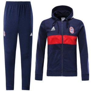 Survetement Bayern Munich 2018 2019 Bleu Marine Rouge