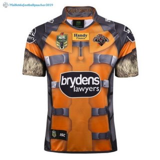 Maillot Rugby Wests Tigers 2017 2018 Jaune