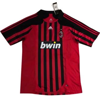 Maillot AC Milan Domicile Retro 2007/08 Rouge