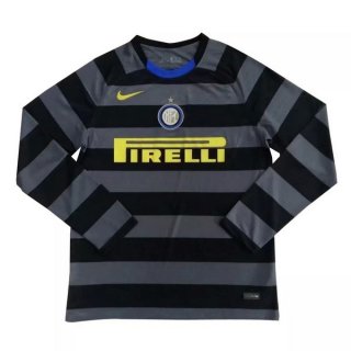 Thailande Maillot Inter Milan Third ML 2020 2021 Gris Thailande Maillot Inter Milan Third ML 2020 2021 Gris