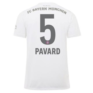 Maillot Bayern Munich NO.5 Pavard Exterieur 2019 2020 Blanc Maillot Bayern Munich NO.5 Pavard Exterieur 2019 2020 Blanc